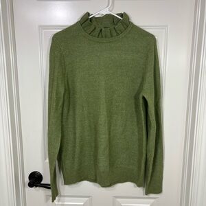 J. Crew Olive Green Turtleneck Sweater